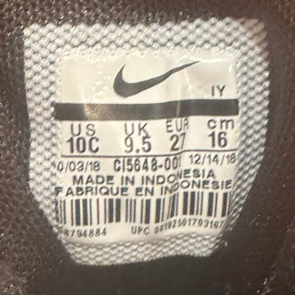 Nike Air Max 95 Td Sneakers Kids sz 10 - Picture 4 of 9